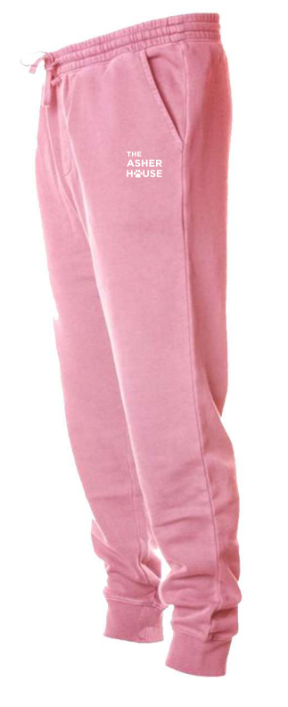 The Asher House Unisex Jogger Logo on Front Left Pocket- 8 Colors