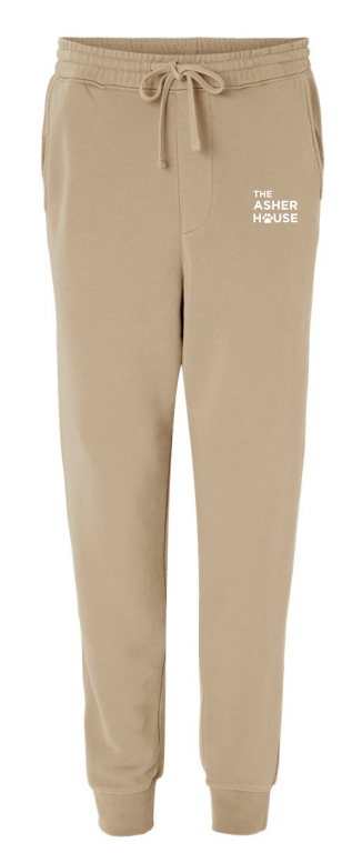 The Asher House Unisex Jogger Logo on Front Left Pocket- 8 Colors