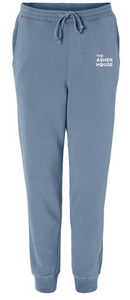 The Asher House Unisex Jogger Logo on Front Left Pocket- 8 Colors